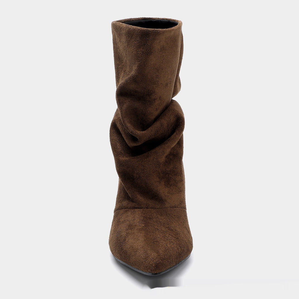 Pointed-Toe Slouchy Ladies' Boots for Effortless Style - 2 - London-stylehouse.com