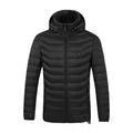 Men's Thermal Jacket with Hood and Relaxed Fit - 1 - London-stylehouse.com