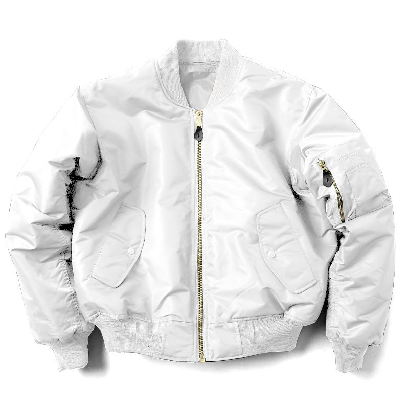 Women's Easy Fit Bomber Jacket with 3D Storage Pockets - 3 - London-stylehouse.com