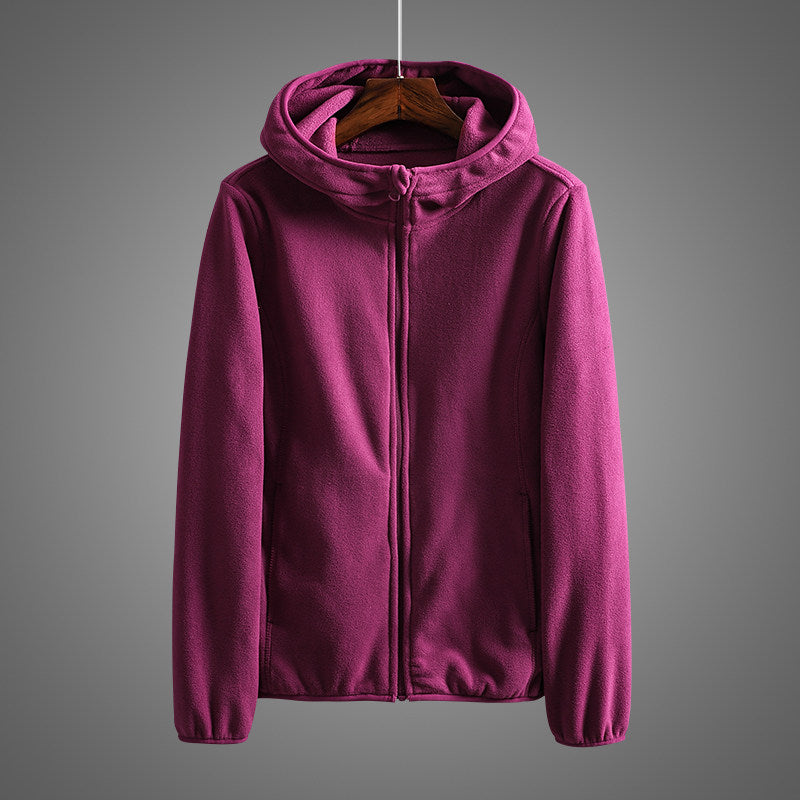 Women's Relaxed Fit Zip-Up Hoodie Jacket - 1 - London-stylehouse.com