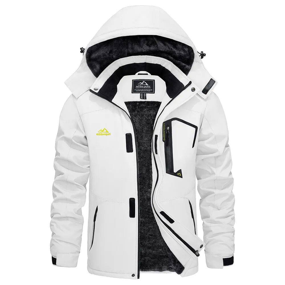 Men's Sleek Winter Jacket with Zip-Off Hood - 4 - London-stylehouse.com