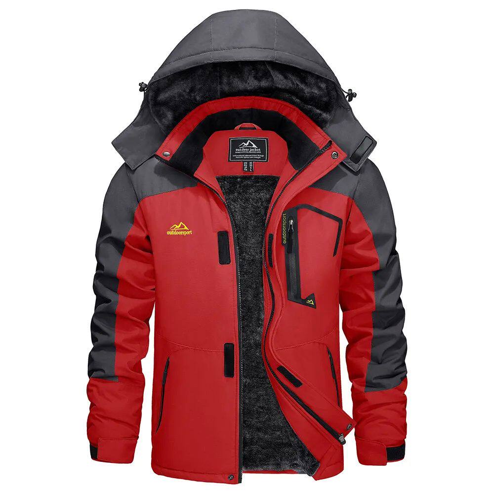 Men's Sleek Winter Jacket with Zip-Off Hood - 7 - London-stylehouse.com