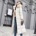 Ladies' Chic Slim-Fit Puffer Coat with Fur Trim - 10 - London-stylehouse.com