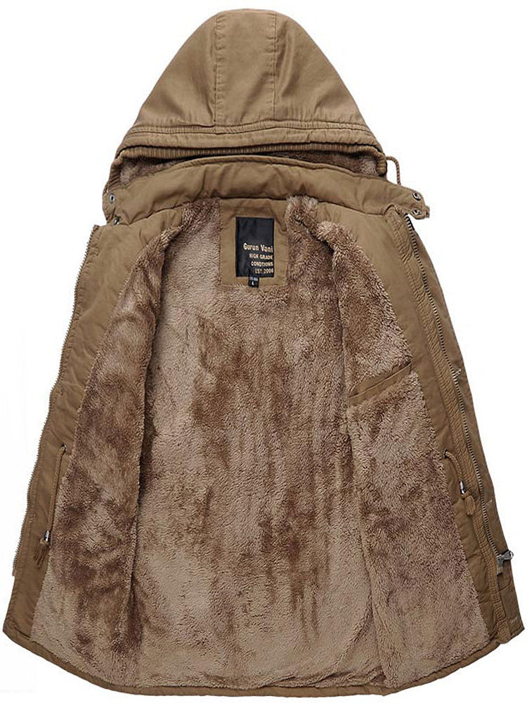 Stylish Men's Jacket with Adjustable Hood and Wind-Resistant Features - 4 - London-stylehouse.com