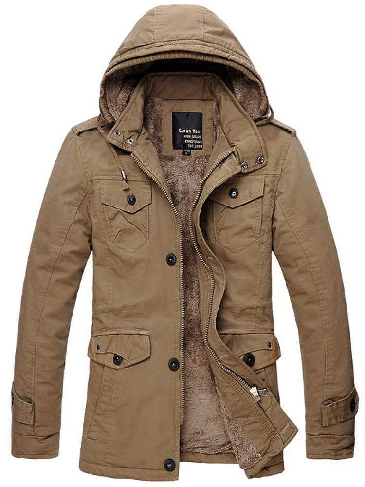 Stylish Men's Jacket with Adjustable Hood and Wind-Resistant Features - 5 - London-stylehouse.com