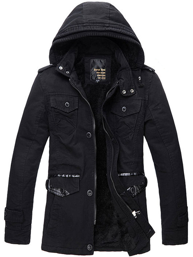 Stylish Men's Jacket with Adjustable Hood and Wind-Resistant Features - 6 - London-stylehouse.com