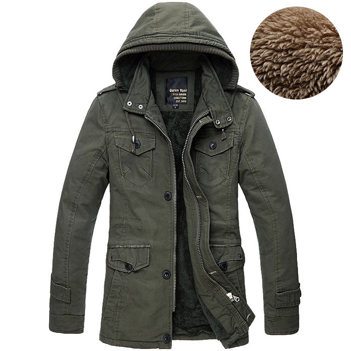Stylish Men's Jacket with Adjustable Hood and Wind-Resistant Features - 7 - London-stylehouse.com