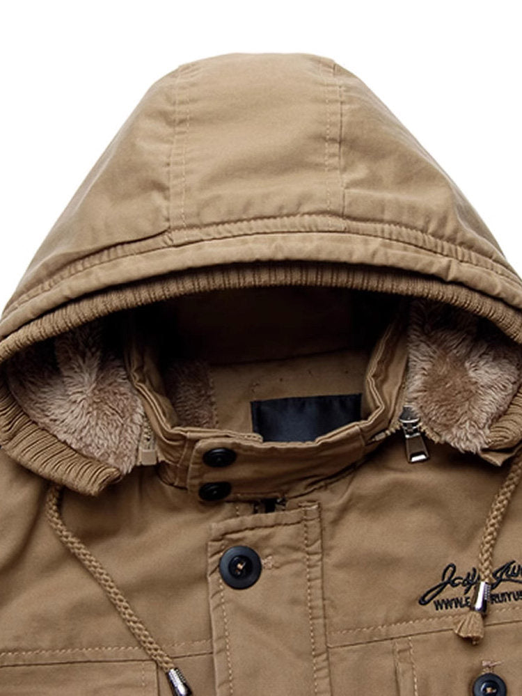 Stylish Men's Jacket with Adjustable Hood and Wind-Resistant Features - 8 - London-stylehouse.com