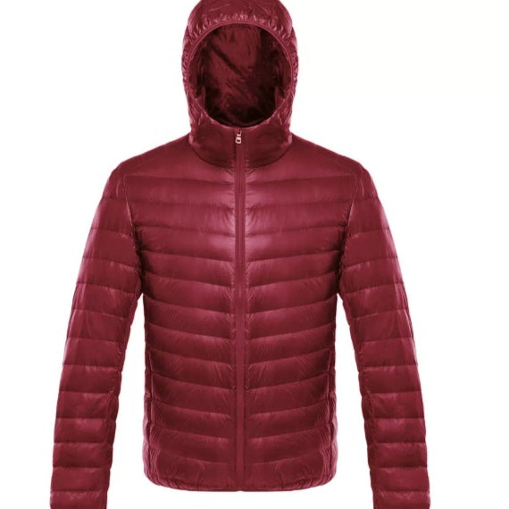 Men's Lightweight Hooded Jacket with Relaxed Fit - 1 - London-stylehouse.com