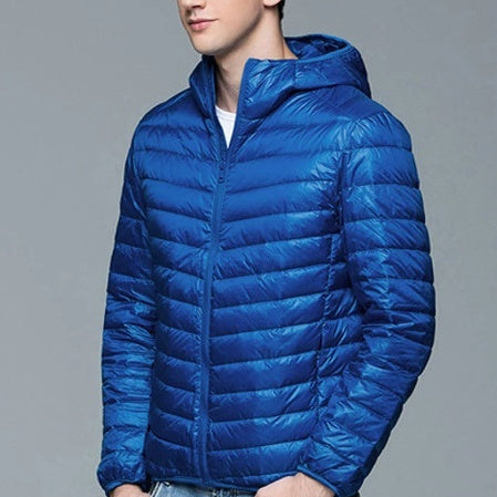 Men's Lightweight Hooded Jacket with Relaxed Fit - 4 - London-stylehouse.com