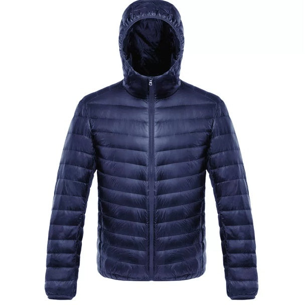 Men's Lightweight Hooded Jacket with Relaxed Fit - 5 - London-stylehouse.com