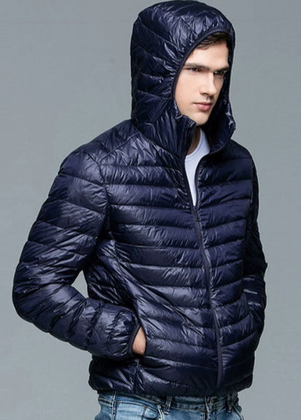 Men's Lightweight Hooded Jacket with Relaxed Fit - 8 - London-stylehouse.com