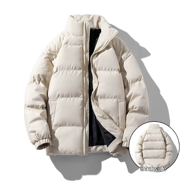 Men's Insulated Jacket with Elevated Collar - 2 - London-stylehouse.com