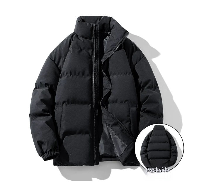 Men's Insulated Jacket with Elevated Collar - 3 - London-stylehouse.com