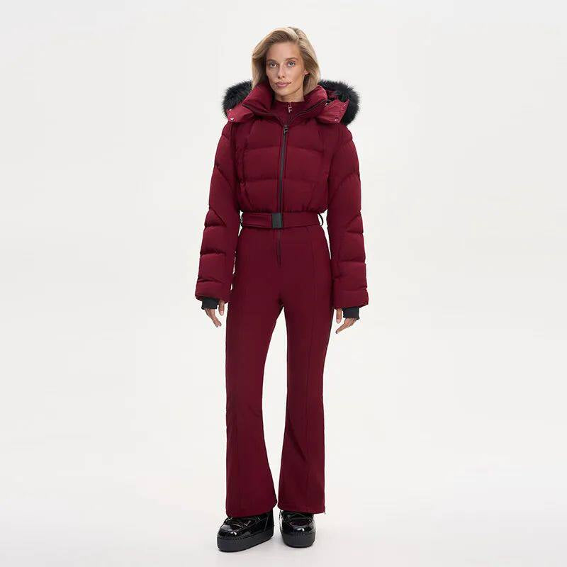 Fashionable Hooded Jumpsuit for Women with Stylish Fringe Trim - 3 - London-stylehouse.com