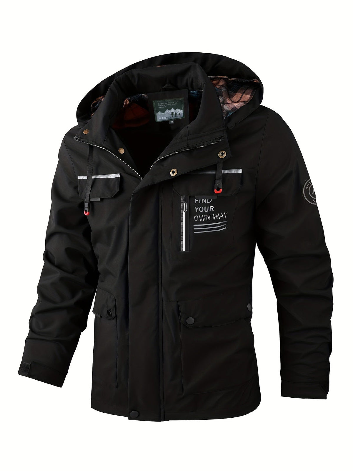 Men's Fitted Jacket with Versatile Pocket Arrangement - 1 - London-stylehouse.com