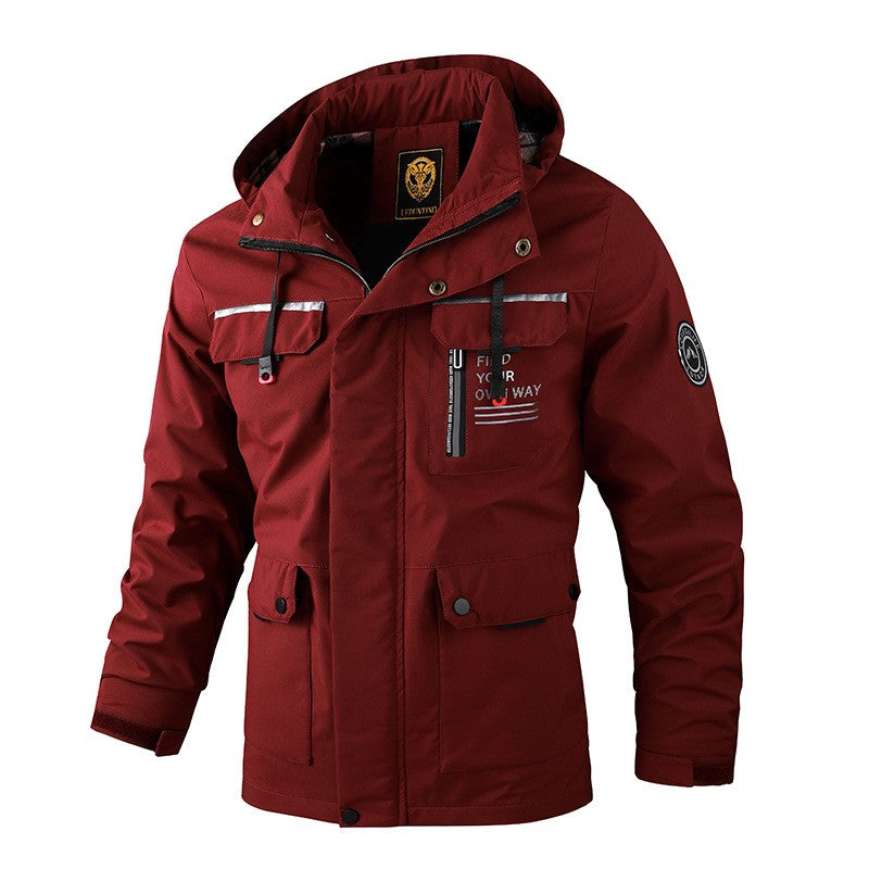 Men's Fitted Jacket with Versatile Pocket Arrangement - 2 - London-stylehouse.com