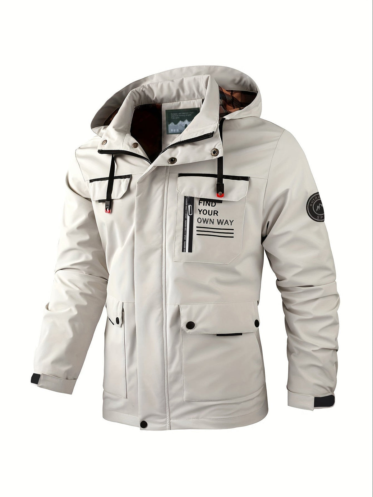Men's Fitted Jacket with Versatile Pocket Arrangement - 3 - London-stylehouse.com