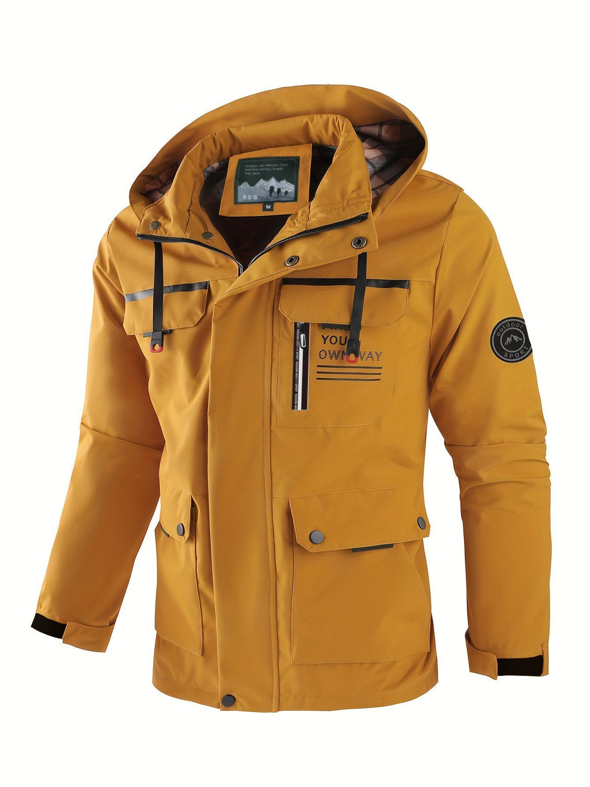 Men's Fitted Jacket with Versatile Pocket Arrangement - 5 - London-stylehouse.com