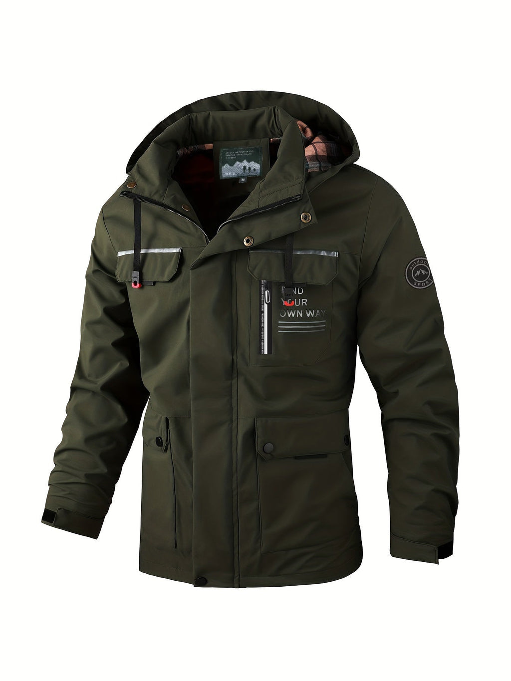 Men's Fitted Jacket with Versatile Pocket Arrangement - 7 - London-stylehouse.com