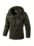 Men's Fitted Jacket with Versatile Pocket Arrangement - 7 - London-stylehouse.com