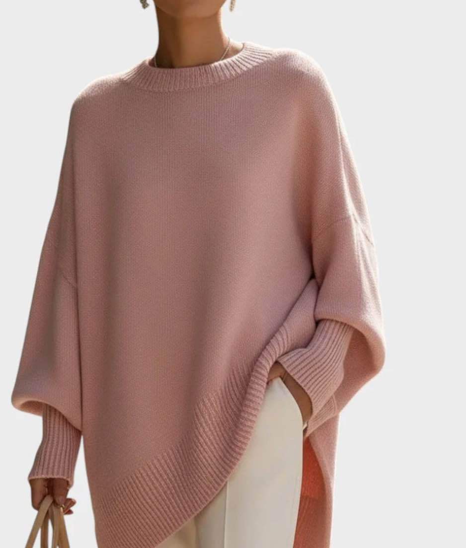 Distinctive Women's Loose Fit Pullover with Eye-Catching Design - 2 - London-stylehouse.com