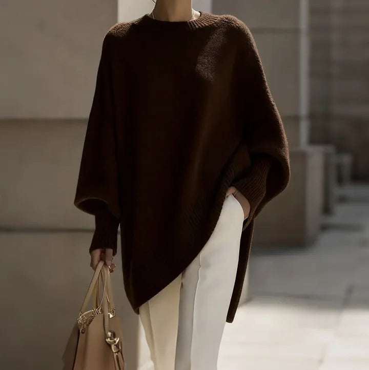 Distinctive Women's Loose Fit Pullover with Eye-Catching Design - 5 - London-stylehouse.com