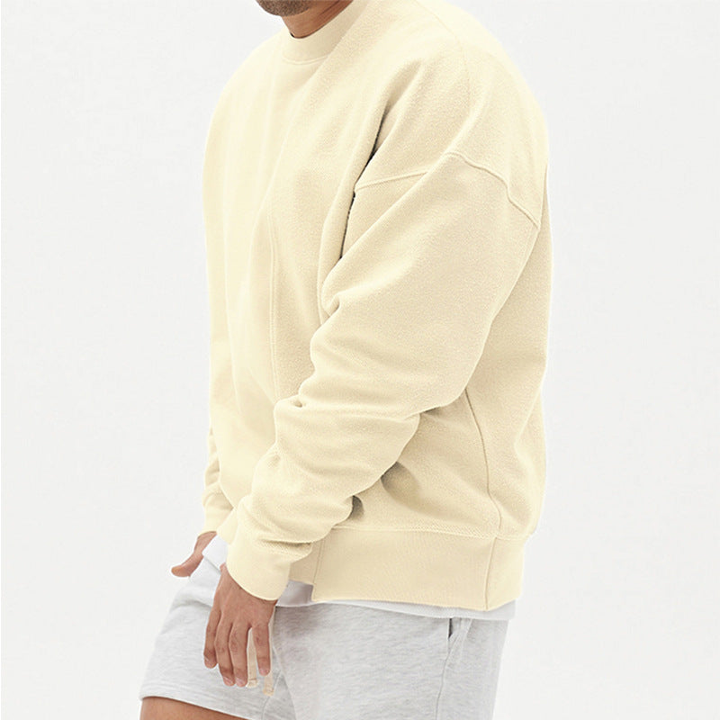 Men's Casual Pullover with Relaxed Fit and Round Neck Design - 5 - London-stylehouse.com