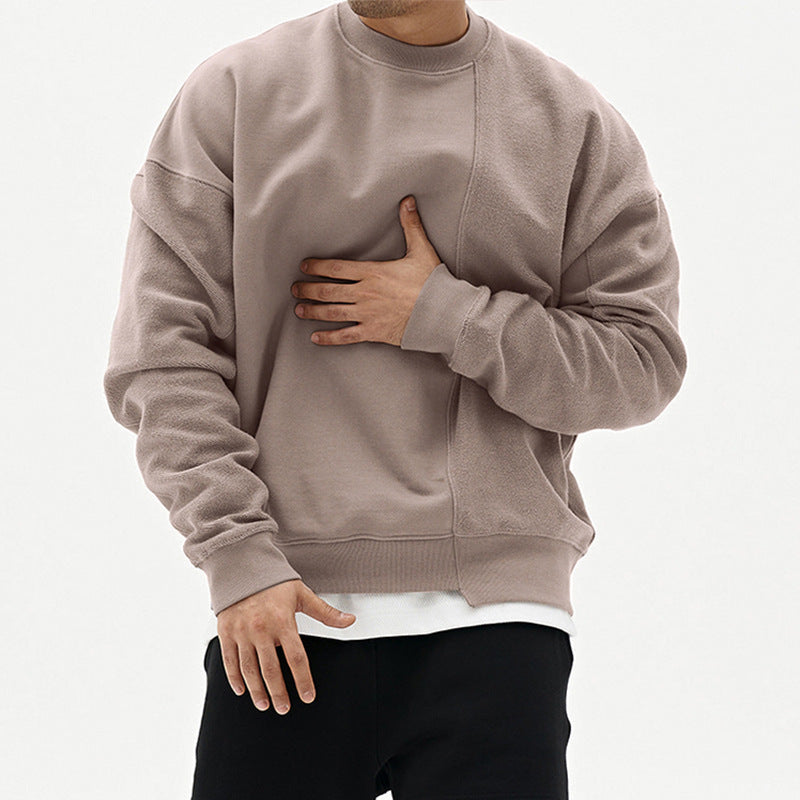 Men's Casual Pullover with Relaxed Fit and Round Neck Design - 6 - London-stylehouse.com