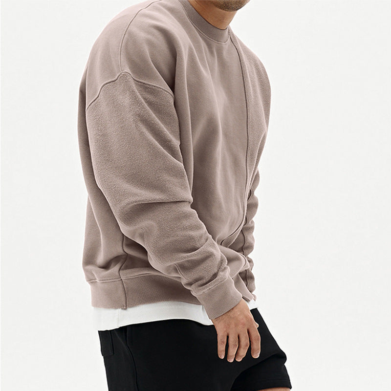 Men's Casual Pullover with Relaxed Fit and Round Neck Design - 7 - London-stylehouse.com