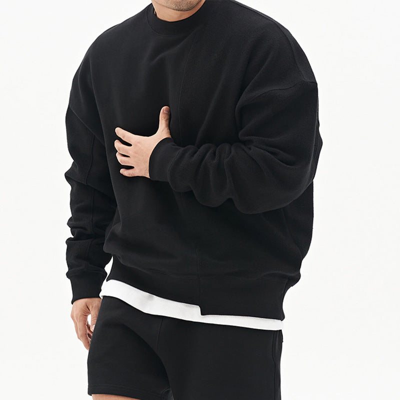 Men's Casual Pullover with Relaxed Fit and Round Neck Design - 8 - London-stylehouse.com