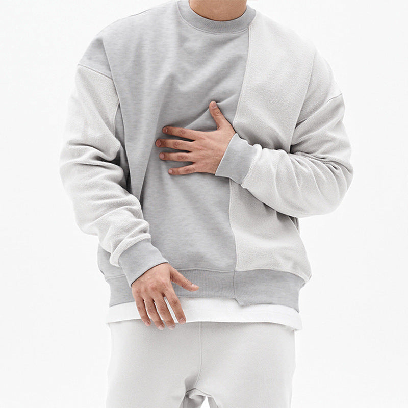Men's Casual Pullover with Relaxed Fit and Round Neck Design - 9 - London-stylehouse.com