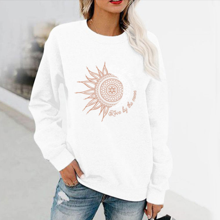 Women's Relaxed Graphic Print Sweatshirt for Everyday Wear - 2 - London-stylehouse.com