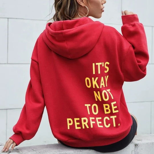 Women's Comfort-Fit Hoodie with Motivational Design - 10 - London-stylehouse.com