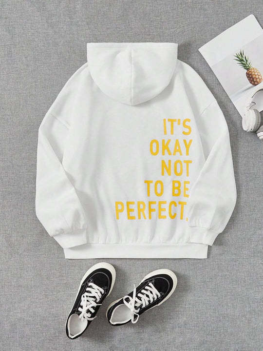 Women's Comfort-Fit Hoodie with Motivational Design - 11 - London-stylehouse.com