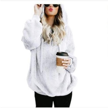 Ladies' Comfort-Focused Hoodie with Convenient Front Pocket - 4 - London-stylehouse.com