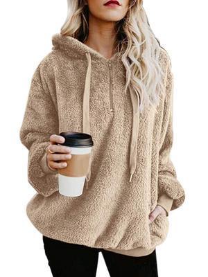 Ladies' Comfort-Focused Hoodie with Convenient Front Pocket - 5 - London-stylehouse.com