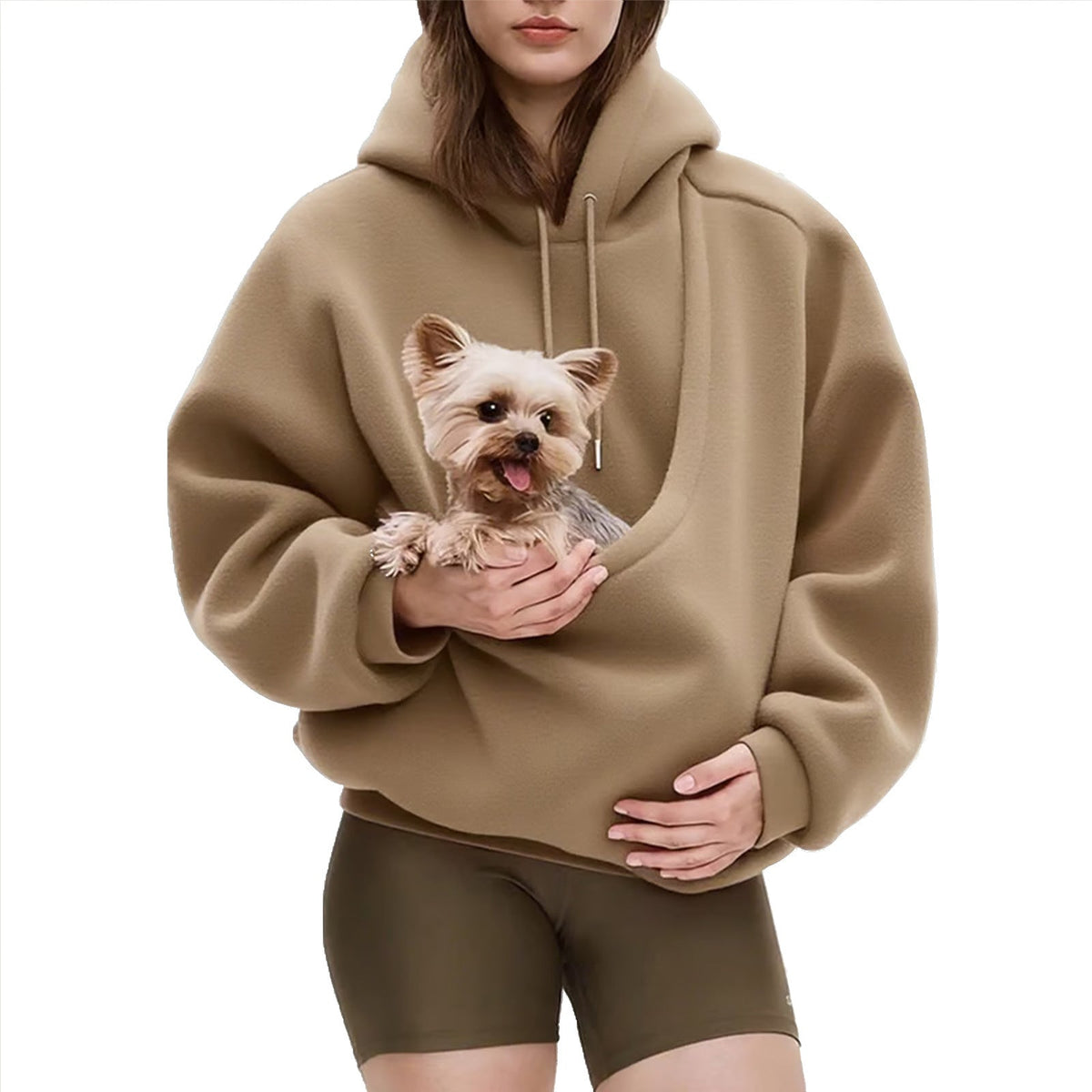 Women's Comfy Hoodie with Spacious Pet Holding Pocket - 5 - London-stylehouse.com