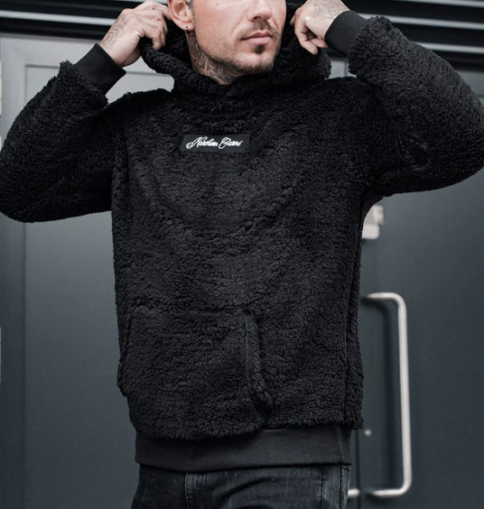 Men's Relaxed Fit Hoodie with Generous Front Pocket and Long Sleeves - 5 - London-stylehouse.com