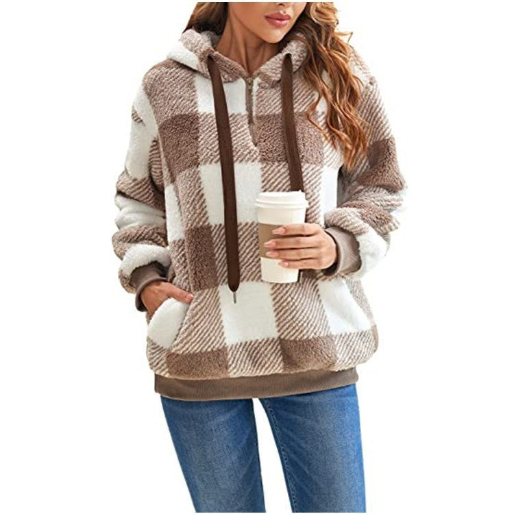Women's Casual Comfort Hoodie with Practical Pockets - 3 - London-stylehouse.com