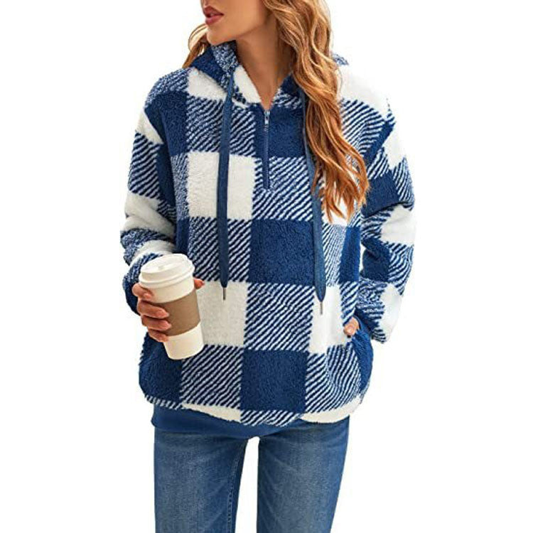 Women's Casual Comfort Hoodie with Practical Pockets - 5 - London-stylehouse.com