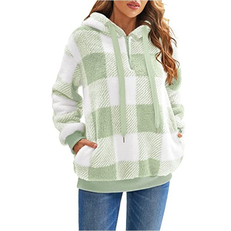 Women's Casual Comfort Hoodie with Practical Pockets - 7 - London-stylehouse.com