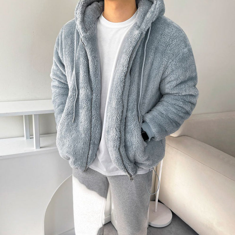 Men's Hooded Relaxed Fit Jacket for Effortless Comfort - 2 - London-stylehouse.com