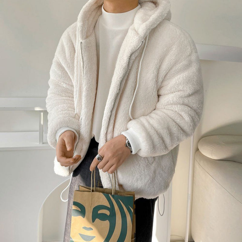 Men's Hooded Relaxed Fit Jacket for Effortless Comfort - 5 - London-stylehouse.com
