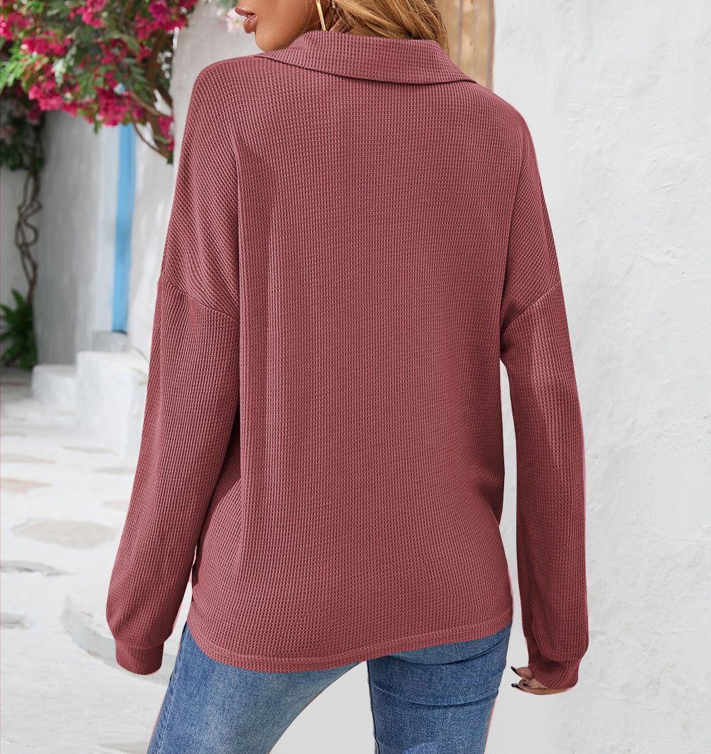 Women's Relaxed Button-Up Sweatshirt for Casual Wear - 5 - London-stylehouse.com