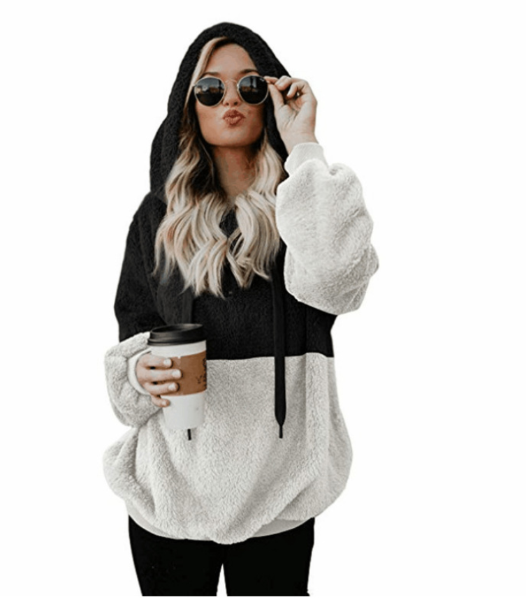 Stylish Women's Zip-Up Hoodie with Relaxed Fit - 3 - London-stylehouse.com