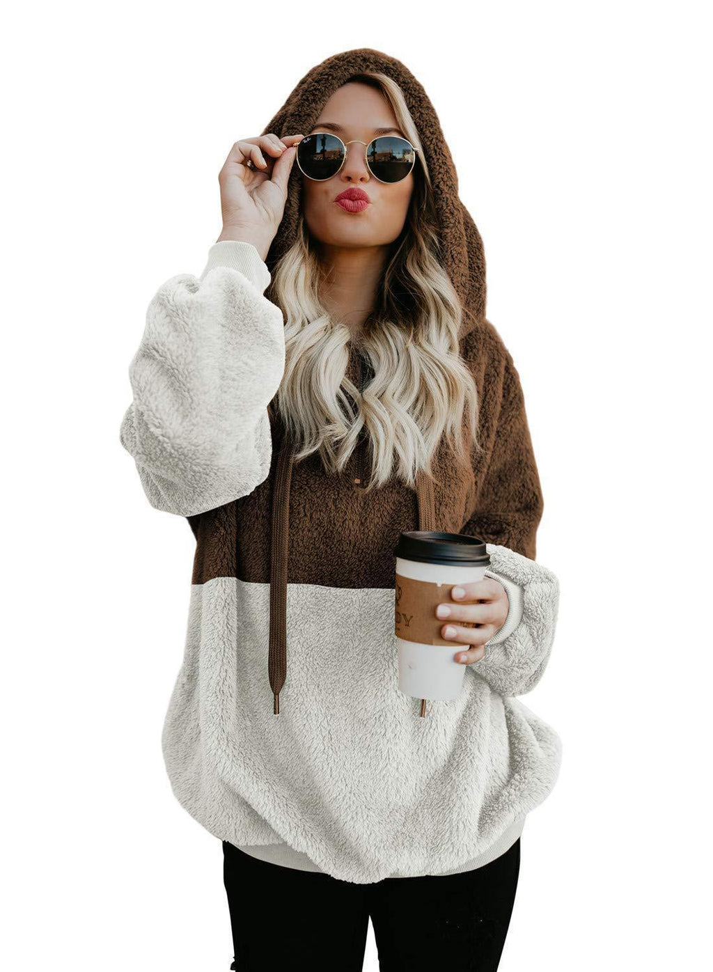 Stylish Women's Zip-Up Hoodie with Relaxed Fit - 5 - London-stylehouse.com