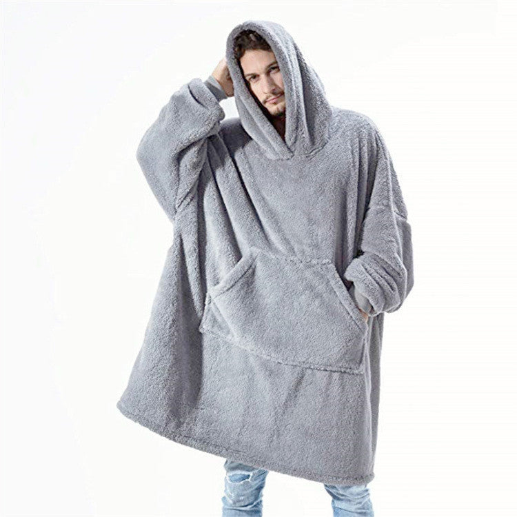 Women's Oversized Hoodie Sweatshirt with Spacious Front Pocket - 7 - London-stylehouse.com
