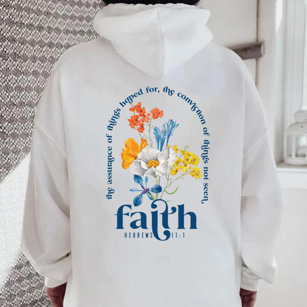 Floral-Patterned Women's Relaxed Fit Hoodie for Casual Comfort - 7 - London-stylehouse.com