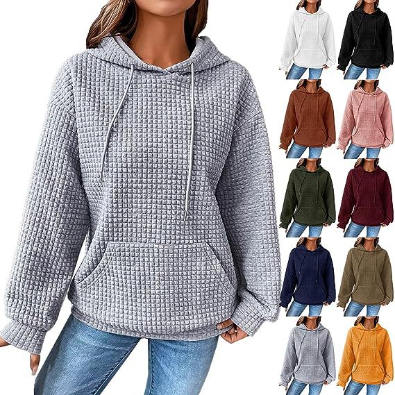 Women's Casual Fit Hoodie with Convenient Front Pocket - 1 - London-stylehouse.com